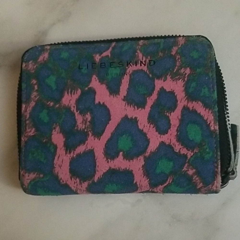 Liebeskind Suede Animal Print Wallet